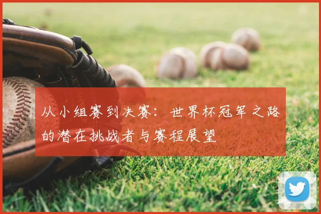 从小组赛到决赛：世界杯冠军之路的潜在挑战者与赛程展望